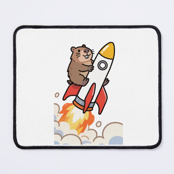 Item preview, "Capybara Rocket Ride" designed and sold by Art & Design Shop 98.