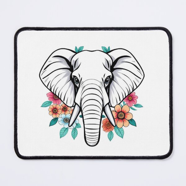 Item preview, Elephant face  designed and sold by AnuNP.