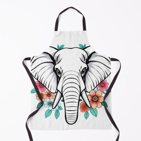 Item preview, Elephant face designed and sold by AnuNP.