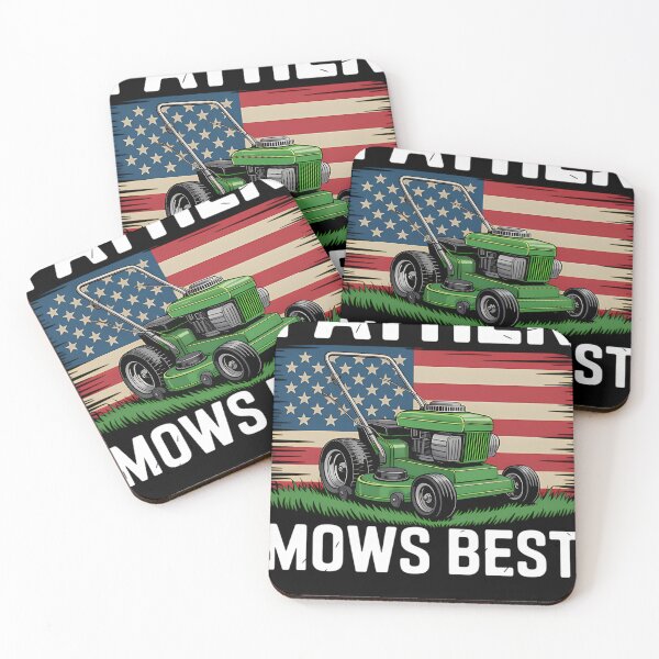 Item preview, Father Mows Best Riding Mower America Flag Retro designed and sold by letinhst.