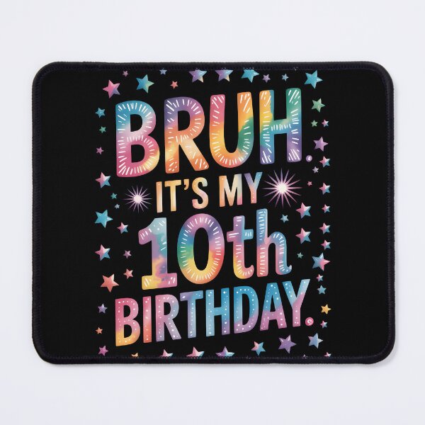 Item preview, Bruh It’s My 10th Birthday Retro Funny 10 Years Old Boys Girls designed and sold by DIT-Artis.