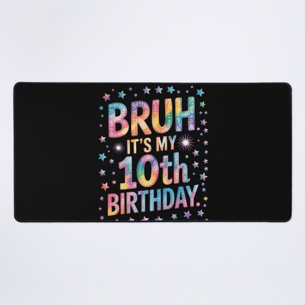 Item preview, Bruh It’s My 10th Birthday Retro Funny 10 Years Old Boys Girls designed and sold by DIT-Artis.