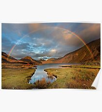 Wasdale and Wastwater Rainbow in the English Lake District Poster