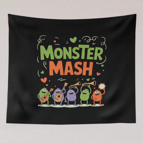 Item preview, Monster Mash Halloween Funny Cute Kids Party designed and sold by BiellaSar.