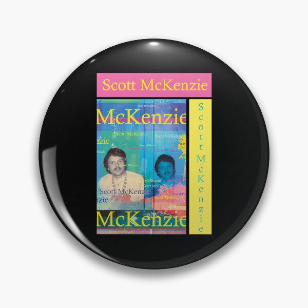 Item preview, Retro Portrait American Singer Scott Mckenzie designed and sold by GuopinHuang.