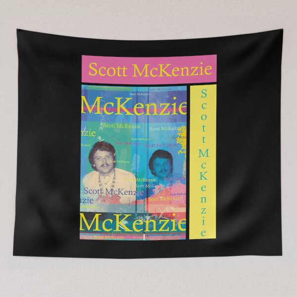 Item preview, Retro Portrait American Singer Scott Mckenzie designed and sold by GuopinHuang.