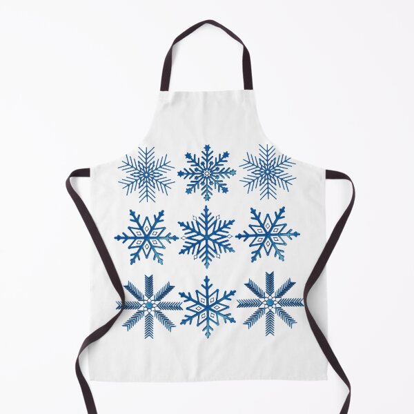 Aperçu de l'œuvre Collection d'hiver Blue Snowflake créée et vendue par Eyestudiodesign1997.