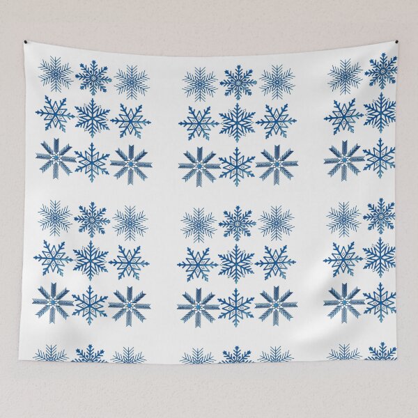 Item preview, Blue Snowflake Winter Collection designed and sold by Eyestudiodesign1997.