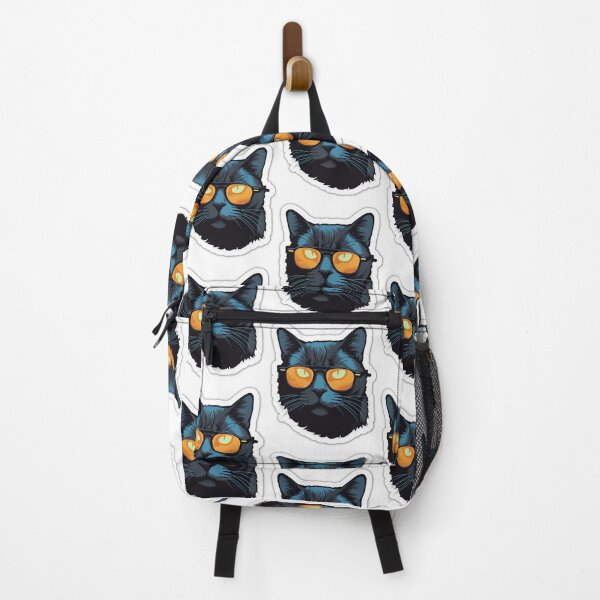 Item preview, Black Cat With Glasses designed and sold by lamon-tgibbs.