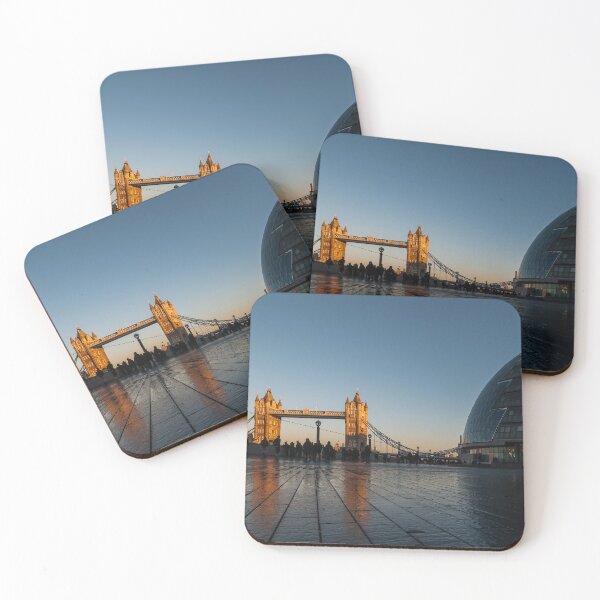 Item preview, Tower Bridge Sunset Reflection – London Landmark Art designed and sold by DiscoverySB.