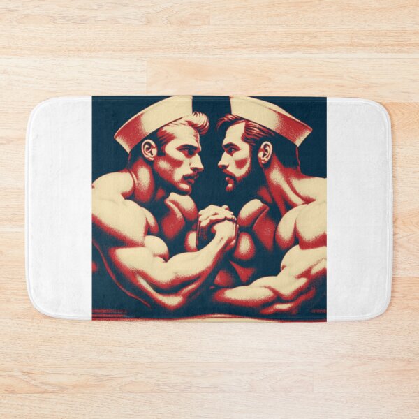 Item preview, 1940s Vintage Sailors "The Patriots" San Francisco Tom of Finland Tribute Gay Pride Graphic Design designed and sold by ItsAKinkThing.