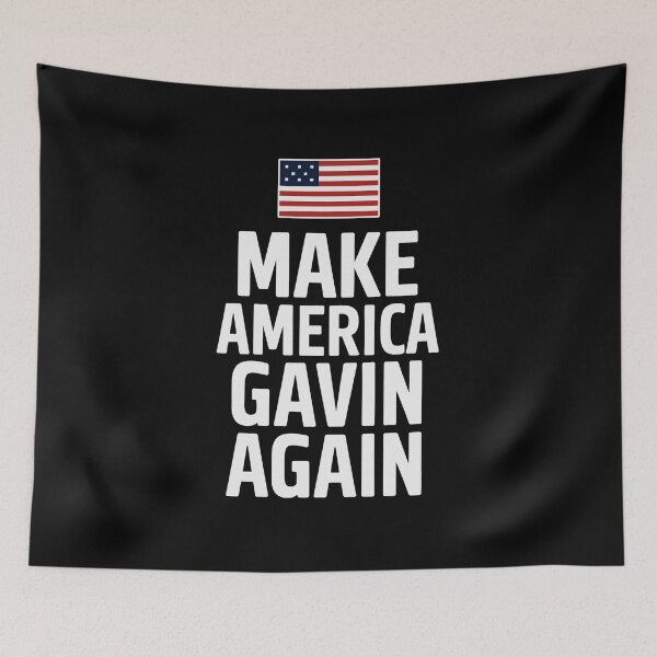 Item preview, Make America Gavin Again - Minimalist Us Flag  designed and sold by GTOxyz117.