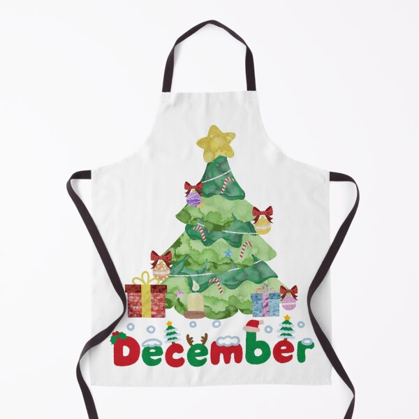 Item preview, December Christmas Tree | Cute Holiday Watercolor Design designed and sold by Ramya designs .