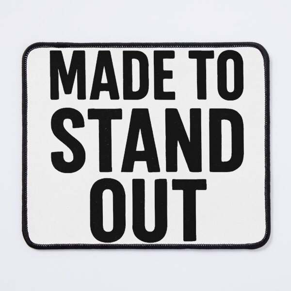 Item preview, Made to Stand Out Bold Motivational Quote Typography Design designed and sold by Rockz-Fashion.