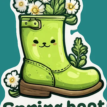 Artwork thumbnail, Spring Boot Funny Sticker – Java Framework Pun Design by mliotard