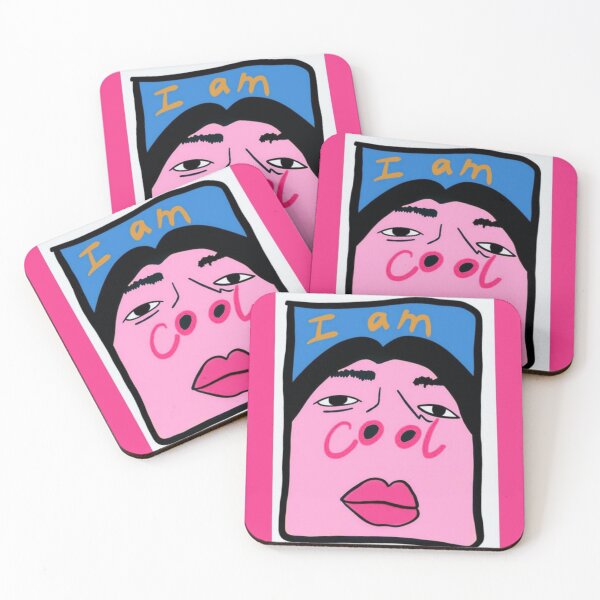 Item preview, Pop Art Portrait – "I Am Cool" Modern Bold Poster designed and sold by lemooon juice.