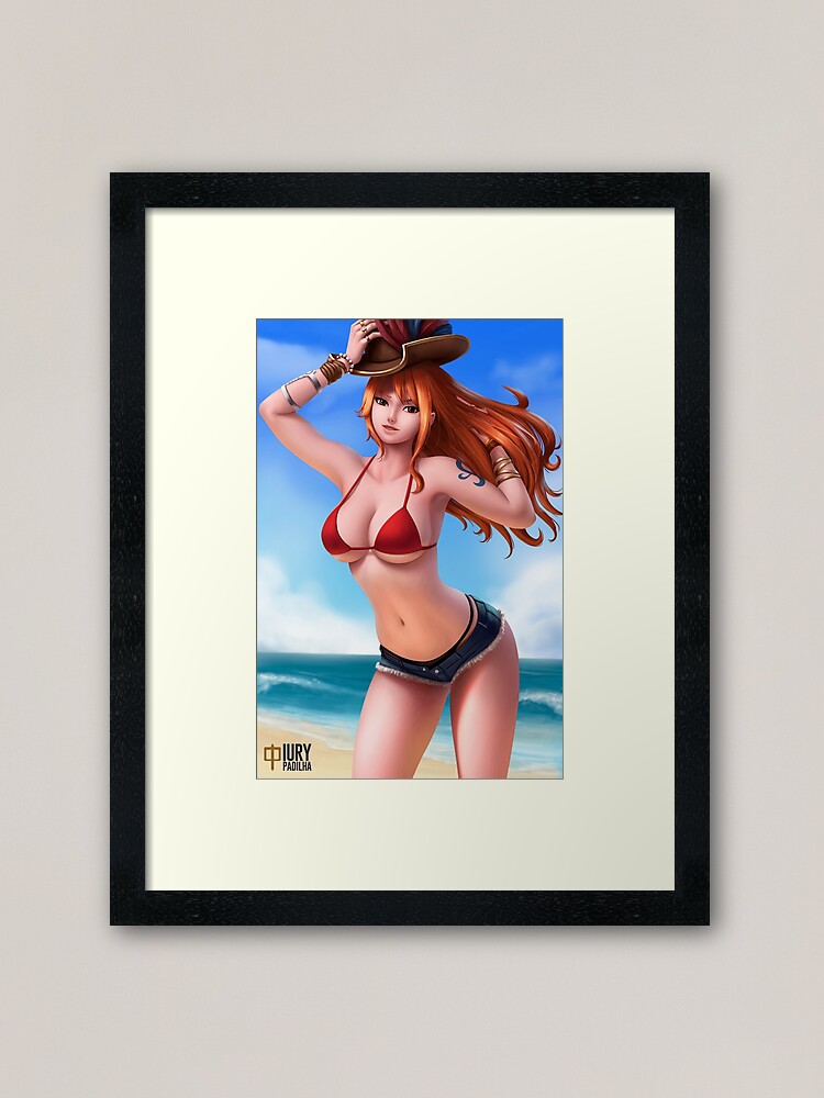 Nami Flag Diamond Ship Framed Art Print By Iurypadilha Redbubble