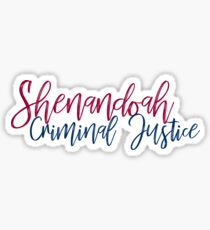 Shenandoah University Criminal Justice Sticker