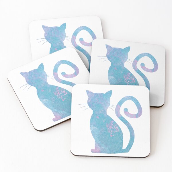 Item preview, Dreamy Bubblegum Kitty - Abstract Modern Art designed and sold by SCArtAndGames.