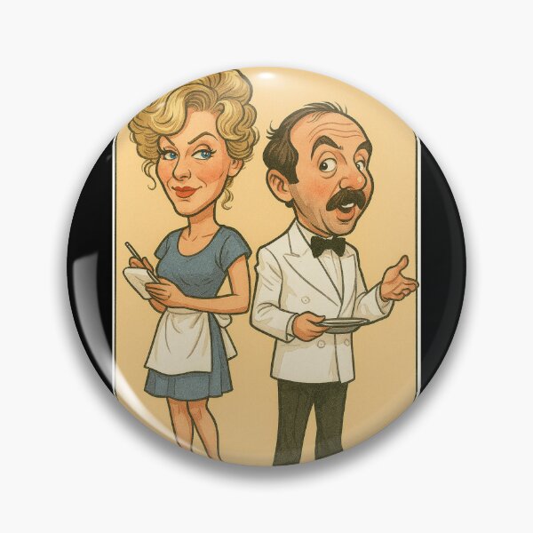 Item preview, Sitcom Legends: Polly & Manuel from Fawlty Towers designed and sold by halibutgoatramb.