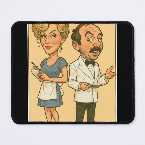 Item preview, Sitcom Legends: Polly & Manuel from Fawlty Towers designed and sold by halibutgoatramb.