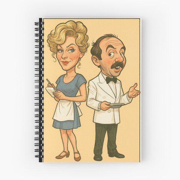 Item preview, Sitcom Legends: Polly & Manuel from Fawlty Towers designed and sold by halibutgoatramb.