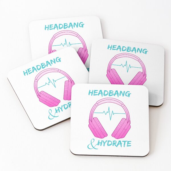 Item preview, Headphones | Headbang And Hydrate designed and sold by ObsidianDaz.