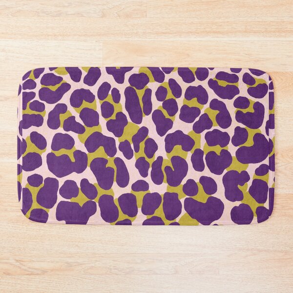 Item preview, Leopard print. Modern in purple, apple green, and light pink. designed and sold by Sandra Brezina.
