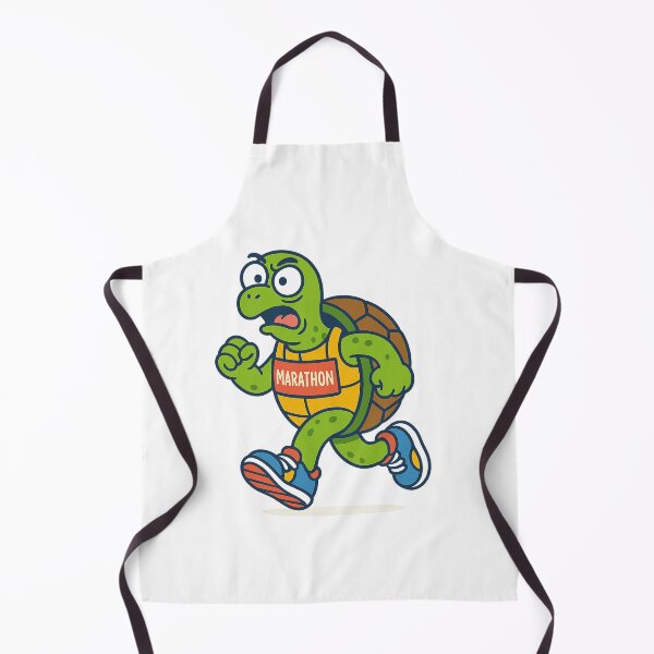 Item preview, Marathon Turtle – Funny Determined Runner Cartoon designed and sold by GeraldinezHart.