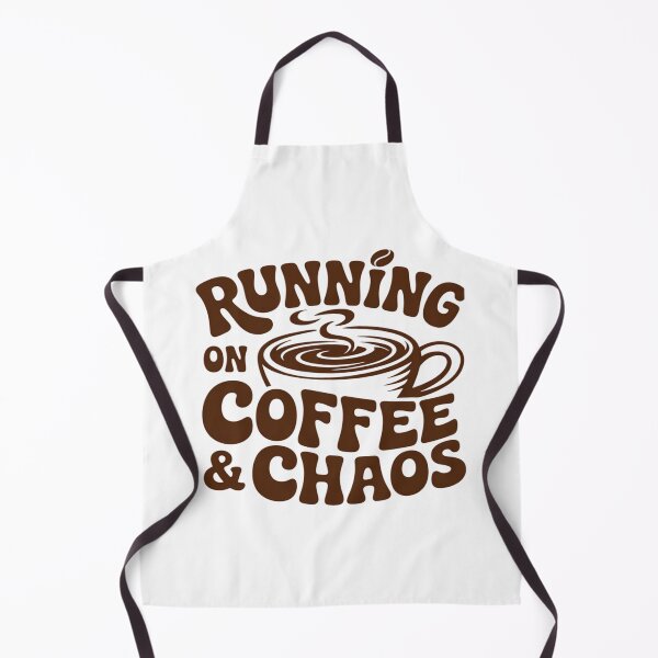 Item preview, Running On Coffee And Chaos – Funny Coffee Design designed and sold by MozellRoberts.