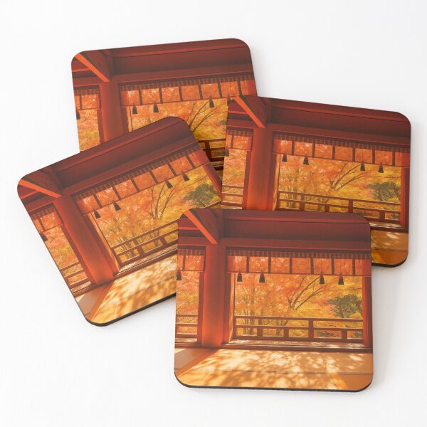 Item preview, Autumn Serenity at Tanzan Shrine, Nara designed and sold by NihonKamonScape.