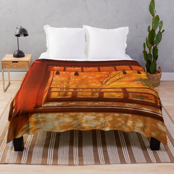 Item preview, Autumn Serenity at Tanzan Shrine, Nara designed and sold by NihonKamonScape.