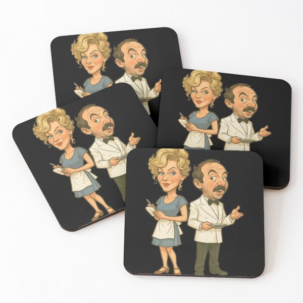 Item preview, Sitcom Legends: Polly & Manuel from Fawlty Towers designed and sold by halibutgoatramb.
