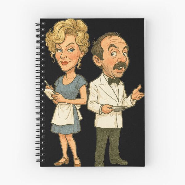Item preview, Sitcom Legends: Polly & Manuel from Fawlty Towers designed and sold by halibutgoatramb.