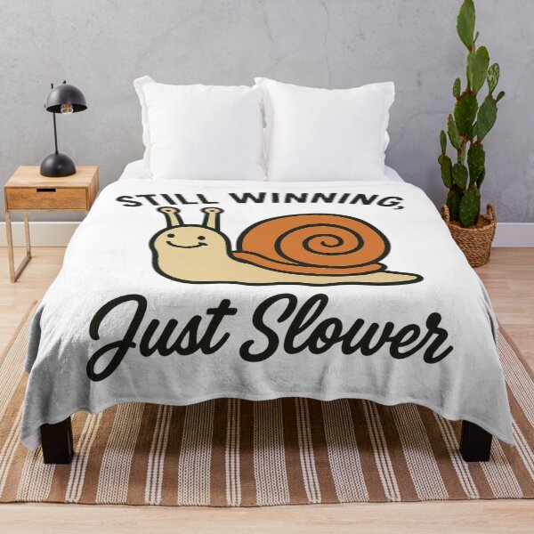 Item preview, Still Winning, Just Slower – Snail Sticker designed and sold by MozellRoberts.