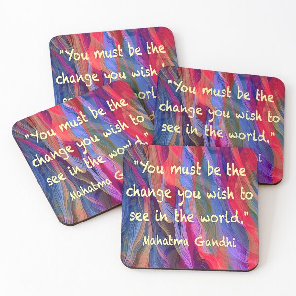 Item preview, Mahatma Gandhi Quote designed and sold by ViaARTfactory.