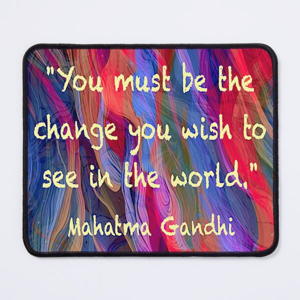 Item preview, Mahatma Gandhi Quote designed and sold by ViaARTfactory.