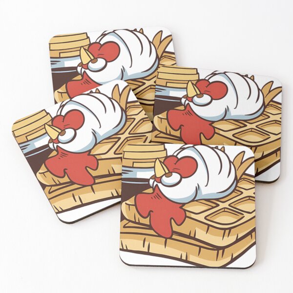 Item preview, Chicken & Waffles Breakfast Rooster designed and sold by trinfhri.