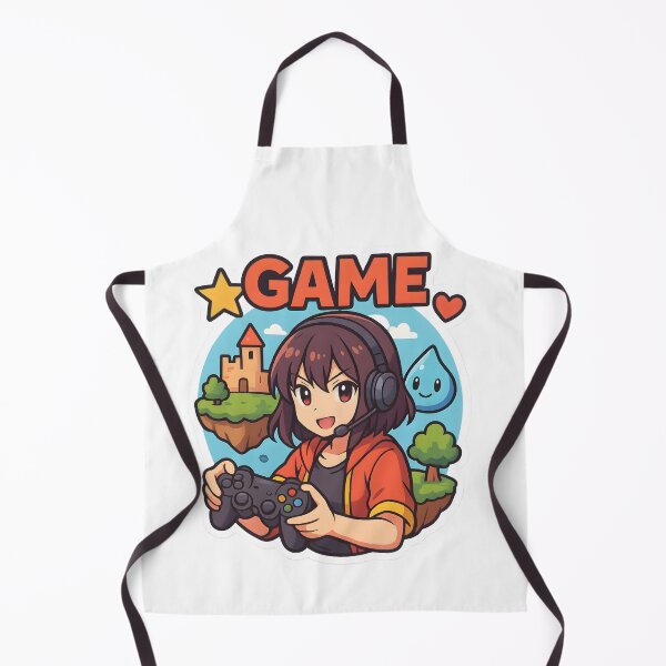 Item preview, Anime Gamer Girl – Kawaii Gaming Headset & Controller Design designed and sold by OsasChild.