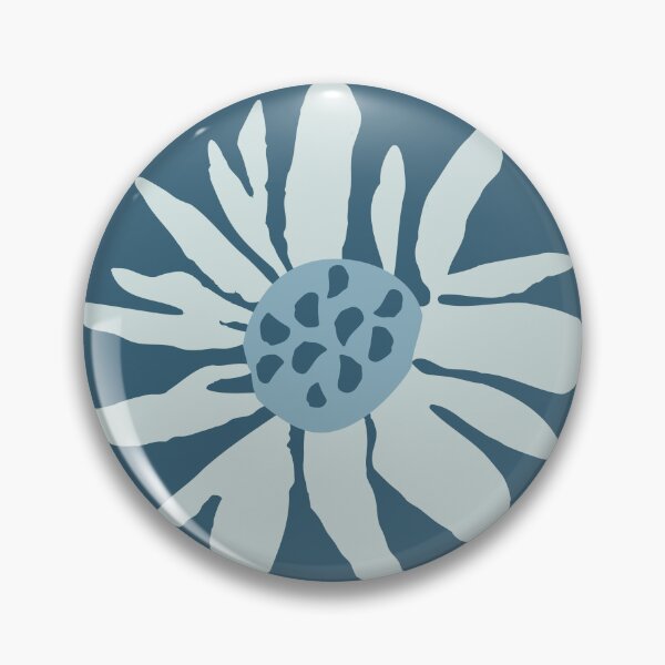 Item preview, One Daisy On Teal Blue. designed and sold by SalsySafrano.