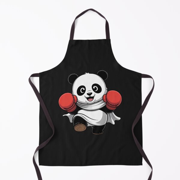 Item preview, Boxing Panda Ghost – Cute Chibi Halloween Panda with Red Boxing Gloves designed and sold by ColorSplash123.