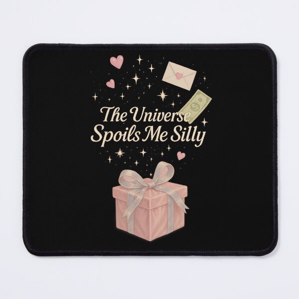 Item preview, The Universe Spoils Me Silly | Abundance Glam Spiritual Sticker & Printable Wall Art | Printable Sticker | Fridge Magnet designed and sold by HerDreamCodes.
