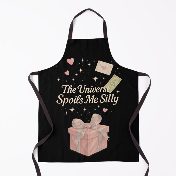 Item preview, The Universe Spoils Me Silly | Abundance Glam Spiritual Sticker & Printable Wall Art | Printable Sticker | Fridge Magnet designed and sold by HerDreamCodes.