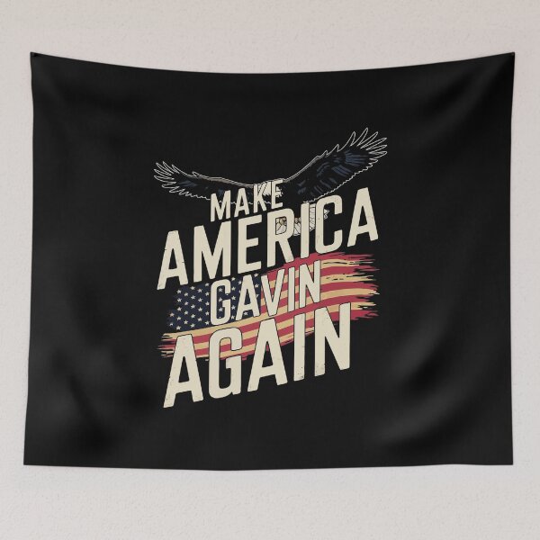 Item preview, Make America Gavin Again - Us Flag Eagle  designed and sold by GTOxyz117.