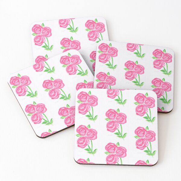 Item preview, Pink Roses Acrylic Painting designed and sold by AnnaSkoyles.