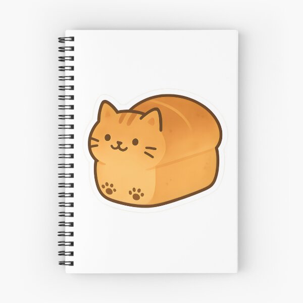 Item preview, Kawaii Cat Loaf – Cute Bread Shaped Cat Illustration designed and sold by OsasChild.