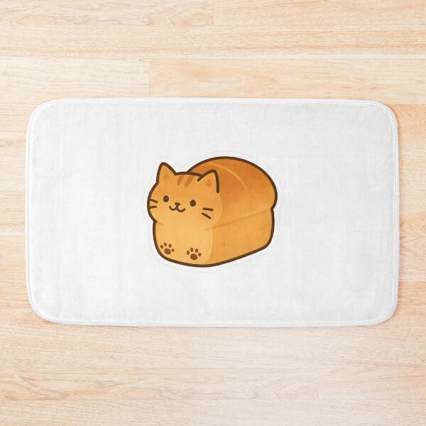 Item preview, Kawaii Cat Loaf – Cute Bread Shaped Cat Illustration designed and sold by OsasChild.