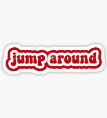 Jump Around - University of Wisconsin Madison Sticker