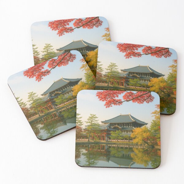 Item preview, Autumn Serenity at Tōdai-ji Temple, Nara, Japan designed and sold by NihonKamonScape.