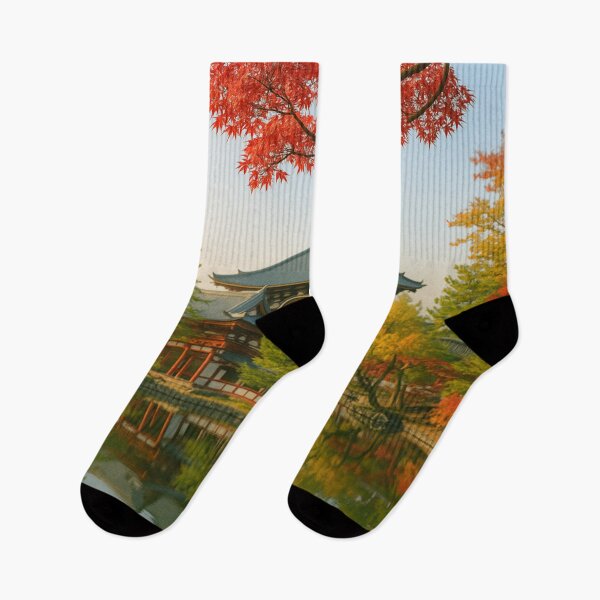Item preview, Autumn Serenity at Tōdai-ji Temple, Nara, Japan designed and sold by NihonKamonScape.